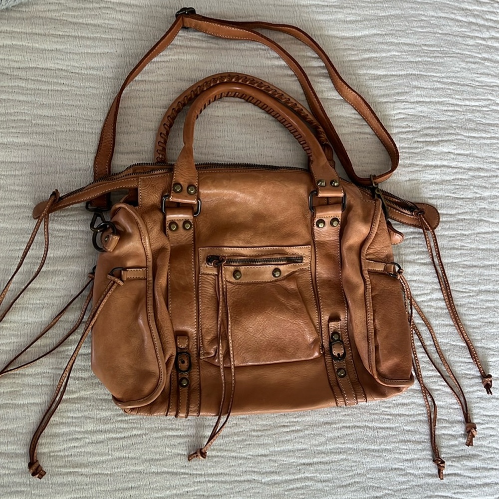 genuine leather made in Italy lusher co purse